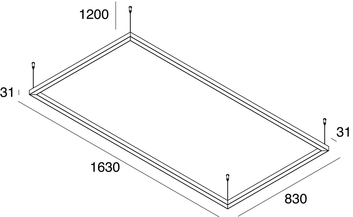 P30 READY RET 48W 4K SOSP 1630 BIA